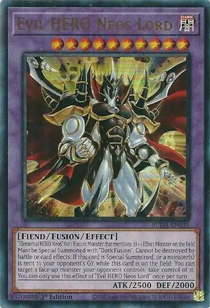 Evil HERO Neos Lord (SUDA-EN031) - Supreme Darkness 1st Edition - Premium Yugioh Single from Konami - Just $3.30! Shop now at Game Crave Tournament Store