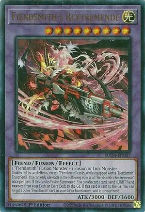 Fiendsmith's Rextremende (SUDA-EN037) - Supreme Darkness 1st Edition - Premium Yugioh Single from Konami - Just $0.36! Shop now at Game Crave Tournament Store