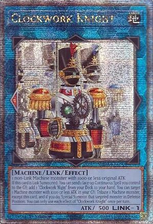 Clockwork Knight (Quarter Century Secret Rare) (SUDA-EN050) - Supreme Darkness 1st Edition - Premium Yugioh Single from Konami - Just $38.87! Shop now at Game Crave Tournament Store