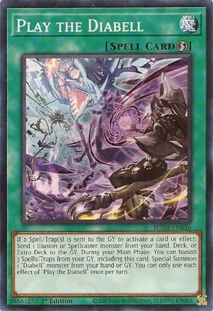 Play the Diabell (SUDA-EN056) - Supreme Darkness 1st Edition - Premium Yugioh Single from Konami - Just $0.25! Shop now at Game Crave Tournament Store