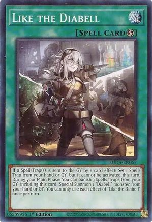 Like the Diabell (SUDA-EN057) - Supreme Darkness 1st Edition - Premium Yugioh Single from Konami - Just $0.25! Shop now at Game Crave Tournament Store