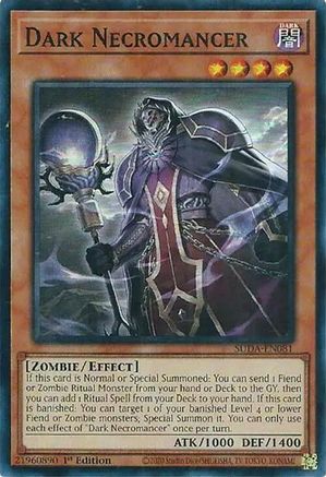 Dark Necromancer (SUDA-EN081) - Supreme Darkness 1st Edition - Premium Yugioh Single from Konami - Just $0.25! Shop now at Game Crave Tournament Store
