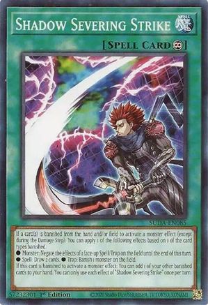 Shadow Severing Strike (SUDA-EN085) - Supreme Darkness 1st Edition - Premium Yugioh Single from Konami - Just $0.25! Shop now at Game Crave Tournament Store