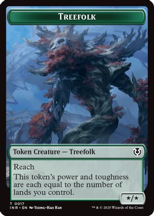 Treefolk // Emblem - Wrenn and Seven Double-Sided Token (-17 // 27) - Innistrad Remastered Foil - Premium MTG Single from Wizards of the Coast - Just $0.12! Shop now at Game Crave Tournament Store