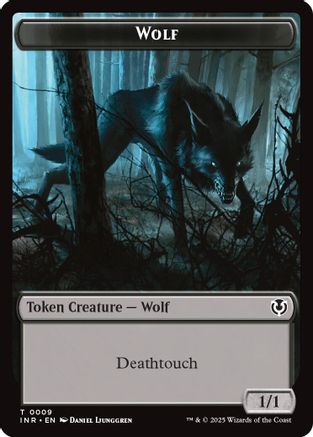 Wolf (0009) // Wolf (0018) Double-Sided Token (-9 // 18) - Innistrad Remastered Foil - Premium MTG Single from Wizards of the Coast - Just $0.12! Shop now at Game Crave Tournament Store