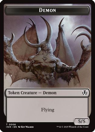 Demon // Human Cleric Double-Sided Token (-6 // 19) - Innistrad Remastered - Premium MTG Single from Wizards of the Coast - Just $0.23! Shop now at Game Crave Tournament Store