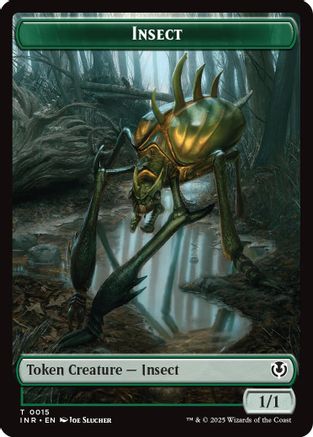 Insect // Spider Double-Sided Token (-15 // 16) - Innistrad Remastered - Premium MTG Single from Wizards of the Coast - Just $0.09! Shop now at Game Crave Tournament Store