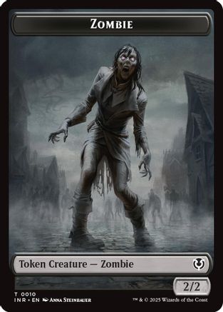 Zombie (0010) // Blood Double-Sided Token (-10 // 21) - Innistrad Remastered - Premium MTG Single from Wizards of the Coast - Just $0.06! Shop now at Game Crave Tournament Store