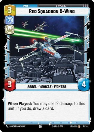 Red Squadron X-Wing (051/262) - Jump to Lightspeed - Premium Star Wars: Unlimited Single from Fantasy Flight Games - Just $0.08! Shop now at Game Crave Tournament Store