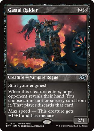 Gastal Raider (PPDFT-418) - Promo Pack: Aetherdrift - Premium MTG Single from Wizards of the Coast - Just $0.06! Shop now at Game Crave Tournament Store