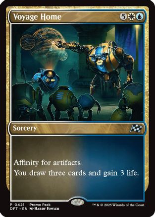 Voyage Home (PPDFT-421) - Promo Pack: Aetherdrift - Premium MTG Single from Wizards of the Coast - Just $0.15! Shop now at Game Crave Tournament Store