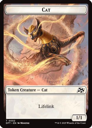 Cat // Thopter (0010) Double-Sided Token (DFT-2 // 10) - Aetherdrift - Premium MTG Single from Wizards of the Coast - Just $0.02! Shop now at Game Crave Tournament Store