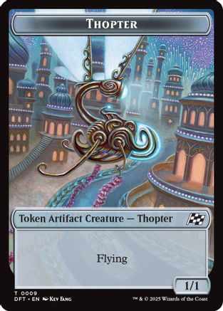 Thopter (0009) // Treasure Double-Sided Token (DFT-9 // 11) - Aetherdrift - Premium MTG Single from Wizards of the Coast - Just $0.01! Shop now at Game Crave Tournament Store