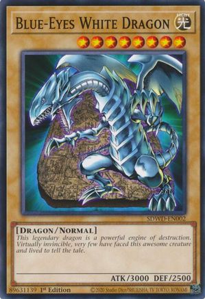 Blue-Eyes White Dragon (SDWD-EN002) (SDWD-EN002) - Structure Deck: Blue-Eyes White Destiny 1st Edition
