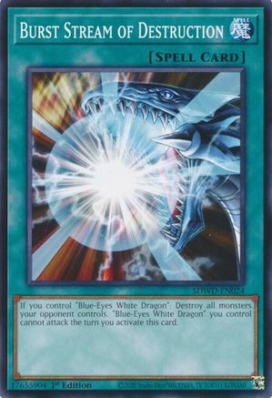 Burst Stream of Destruction (SDWD-EN024) - Structure Deck: Blue-Eyes White Destiny Unlimited