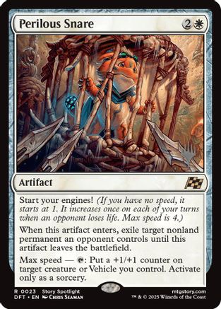 Perilous Snare (PPDFT-023) - Promo Pack: Aetherdrift - Premium MTG Single from Wizards of the Coast - Just $0.48! Shop now at Game Crave Tournament Store