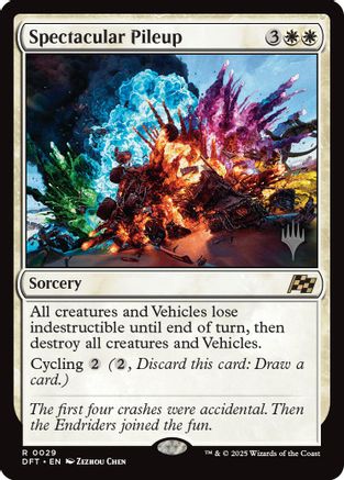 Spectacular Pileup (PPDFT-029) - Promo Pack: Aetherdrift Foil - Premium MTG Single from Wizards of the Coast - Just $0.53! Shop now at Game Crave Tournament Store