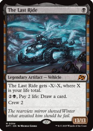 The Last Ride (PPDFT-094) - Promo Pack: Aetherdrift Foil - Premium MTG Single from Wizards of the Coast - Just $0.54! Shop now at Game Crave Tournament Store