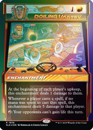 Roiling Vortex (Rainbow Foil) (SLD-1958) - Secret Lair Drop Series Foil - Premium MTG Single from Wizards of the Coast - Just $1.03! Shop now at Game Crave Tournament Store