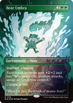Bear Umbra (Rainbow Foil) (SLD-1723) - Secret Lair Drop Series Foil - Premium MTG Single from Wizards of the Coast - Just $4.37! Shop now at Game Crave Tournament Store