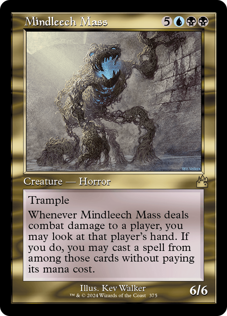 Mindleech Mass (RVR-375) - Ravnica Remastered - Premium MTG Single from Wizards of the Coast - Just $0.25! Shop now at Game Crave Tournament Store