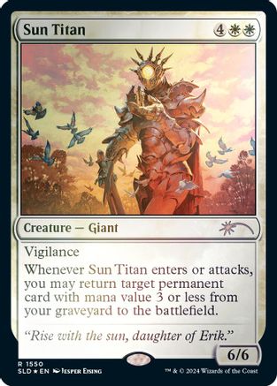 Sun Titan (Rainbow Foil) (SLD-1550) - Secret Lair Drop Series Foil - Premium MTG Single from Wizards of the Coast - Just $1.12! Shop now at Game Crave Tournament Store