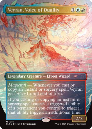 Veyran, Voice of Duality (Rainbow Foil) (SLD-1915) - Secret Lair Drop Series Foil - Premium MTG Single from Wizards of the Coast - Just $9.57! Shop now at Game Crave Tournament Store