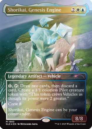 Shorikai, Genesis Engine (Rainbow Foil) (SLD-1880) - Secret Lair Drop Series Foil - Premium MTG Single from Wizards of the Coast - Just $4.35! Shop now at Game Crave Tournament Store