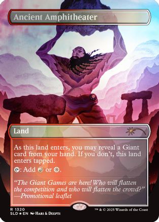 Ancient Amphitheater (Rainbow Foil) (SLD-1320) - Secret Lair Drop Series Foil - Premium MTG Single from Wizards of the Coast - Just $0.37! Shop now at Game Crave Tournament Store