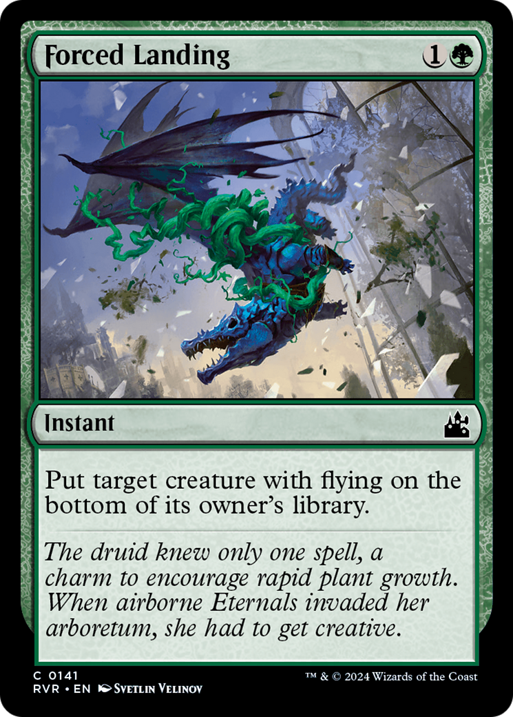 Forced Landing (RVR-141) - Ravnica Remastered - Premium MTG Single from Wizards of the Coast - Just $0.25! Shop now at Game Crave Tournament Store