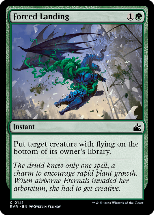 Forced Landing (RVR-141) - Ravnica Remastered - Premium MTG Single from Wizards of the Coast - Just $0.25! Shop now at Game Crave Tournament Store