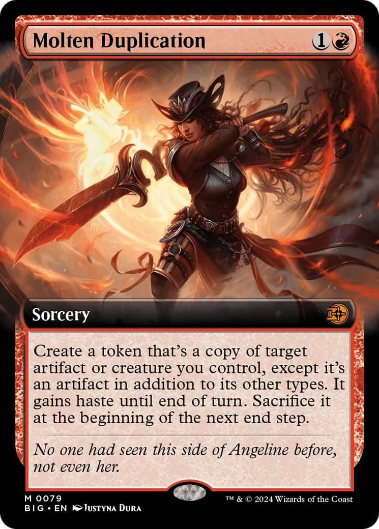 Molten Duplication (BIG-079) - The Big Score: (Extended Art) - Premium MTG Single from Wizards of the Coast - Just $20.23! Shop now at Game Crave Tournament Store