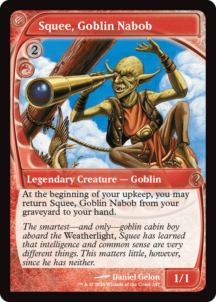 Squee, Goblin Nabob (MB2-247) - Mystery Booster 2 Foil - Premium MTG Single from Wizards of the Coast - Just $25.25! Shop now at Game Crave Tournament Store