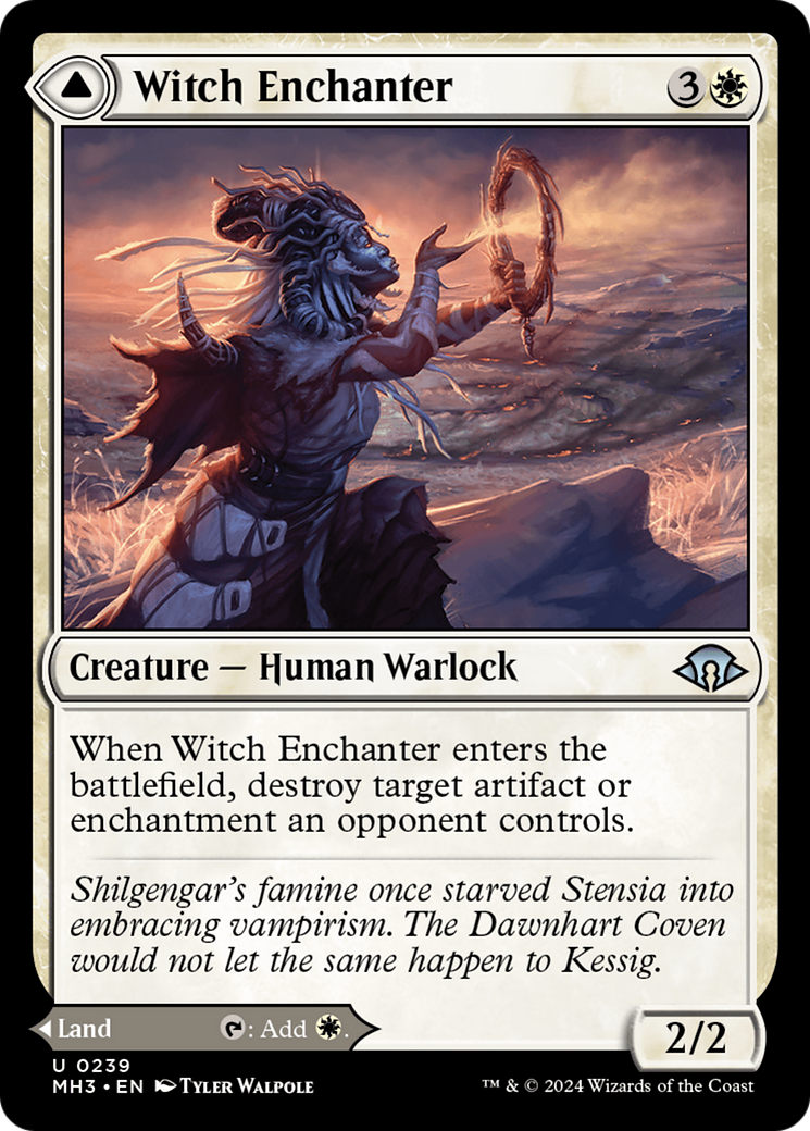 Witch Enchanter // Witch-Blessed Meadow (MH3-239) - Modern Horizons 3 Foil - Premium MTG Single from Wizards of the Coast - Just $5.32! Shop now at Game Crave Tournament Store
