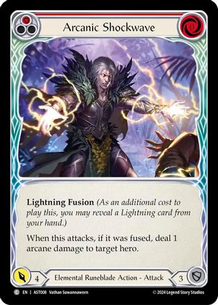 Arcanic Shockwave (Red) (AST008) - Armory Deck: Aurora
