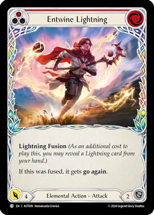 Entwine Lightning (Red) (AST009) - Armory Deck: Aurora