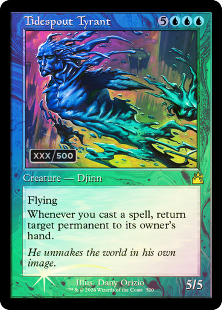 Tidespout Tyrant (RVR-320Z) - Ravnica Remastered Foil - Premium MTG Single from Wizards of the Coast - Just $140.99! Shop now at Game Crave Tournament Store
