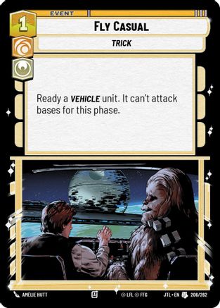 Fly Casual (206/262) - Jump to Lightspeed - Premium Star Wars: Unlimited Single from Fantasy Flight Games - Just $0.08! Shop now at Game Crave Tournament Store