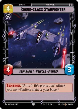 Rogue-class Starfighter (241/262) - Jump to Lightspeed - Premium Star Wars: Unlimited Single from Fantasy Flight Games - Just $0.08! Shop now at Game Crave Tournament Store