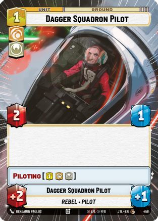 Dagger Squadron Pilot (Hyperspace) (458) - Jump to Lightspeed - Premium Star Wars: Unlimited Single from Fantasy Flight Games - Just $0.08! Shop now at Game Crave Tournament Store