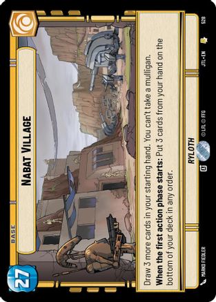 Nabat Village (Foil) (528) - Jump to Lightspeed Foil - Premium Star Wars: Unlimited Single from Fantasy Flight Games - Just $0.08! Shop now at Game Crave Tournament Store