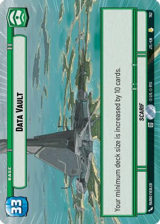 Data Vault (Hyperspace Foil) (762) - Jump to Lightspeed Foil - Premium Star Wars: Unlimited Single from Fantasy Flight Games - Just $6.53! Shop now at Game Crave Tournament Store