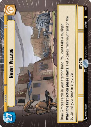 Nabat Village (Hyperspace Foil) (764) - Jump to Lightspeed Foil - Premium Star Wars: Unlimited Single from Fantasy Flight Games - Just $1.89! Shop now at Game Crave Tournament Store