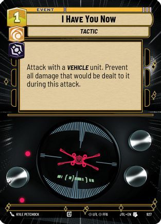I Have You Now (Hyperspace Foil) (927) - Jump to Lightspeed Foil - Premium Star Wars: Unlimited Single from Fantasy Flight Games - Just $0.23! Shop now at Game Crave Tournament Store
