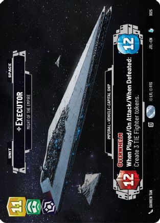 Executor - Might of the Empire (Prestige) (1025) - Jump to Lightspeed - Premium Star Wars: Unlimited Single from Fantasy Flight Games - Just $1.58! Shop now at Game Crave Tournament Store