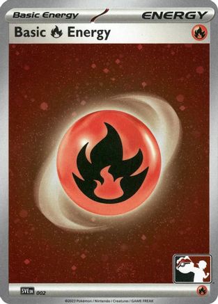 Basic Fire Energy - 002 (Cosmos Holo) 2 - Prize Pack Series Cards Holofoil