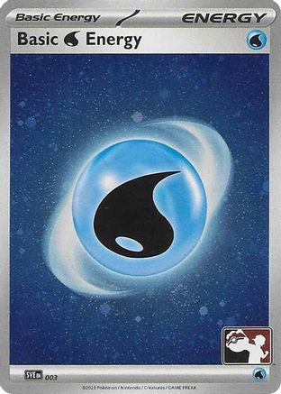 Basic Water Energy - 003 (Cosmos Holo) 3 - Prize Pack Series Cards Holofoil