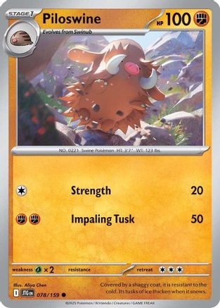 Piloswine 78 - SV09 Journey Together