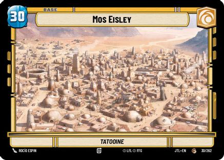 Mos Eisley // TIE Fighter (030/262 // T01/T04) - Jump to Lightspeed - Premium Star Wars: Unlimited Single from Fantasy Flight Games - Just $0.08! Shop now at Game Crave Tournament Store