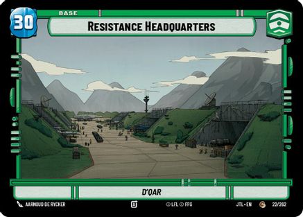 Resistance Headquarters // Experience (022/262 // T03/T04) - Jump to Lightspeed - Premium Star Wars: Unlimited Single from Fantasy Flight Games - Just $0.08! Shop now at Game Crave Tournament Store
